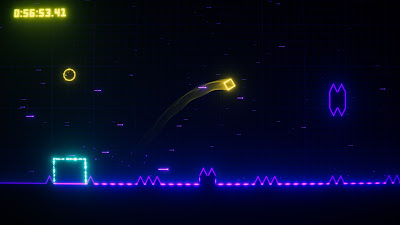 Q Neon Platformer Game Screenshot 3