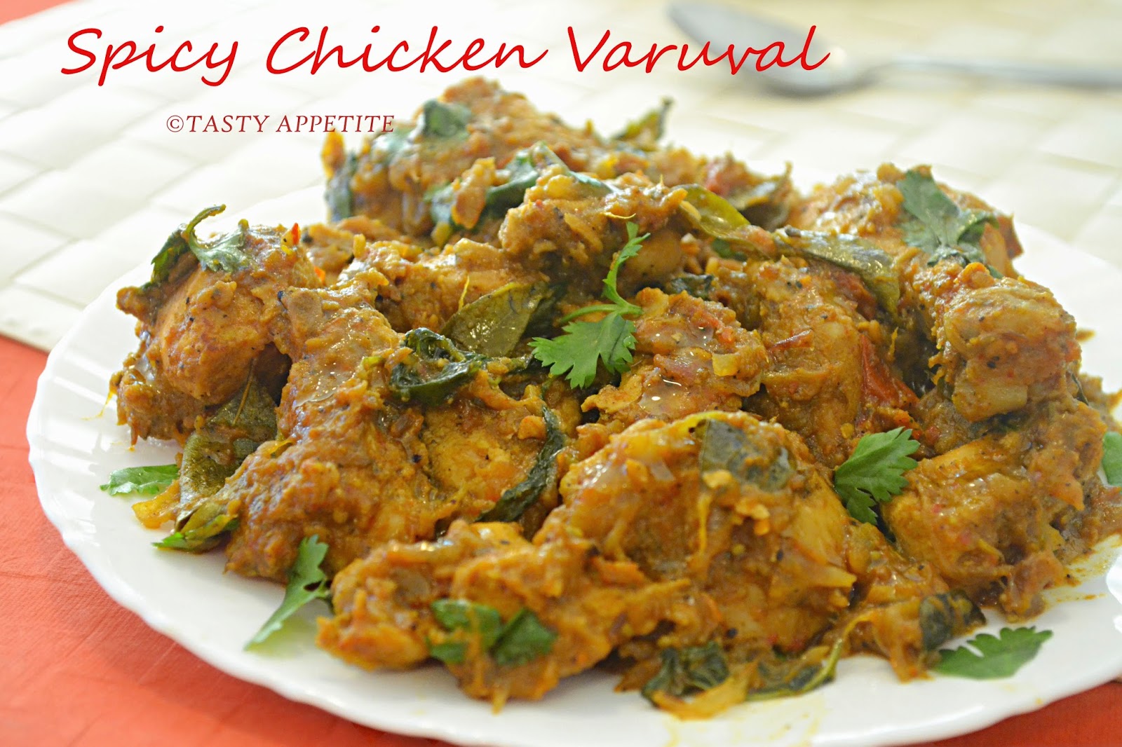 CHETTINAD CHICKEN CURRY / SPICY CHETTINAD CHICKEN VARUVAL / CHICKEN ROAST