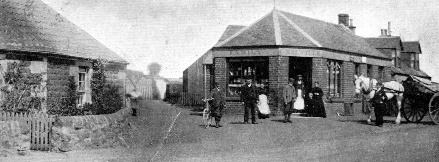 Tour Scotland Old Photograph Post Office Balmullo Fife Scotland