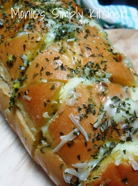 resep pull apart garlic cheese bread