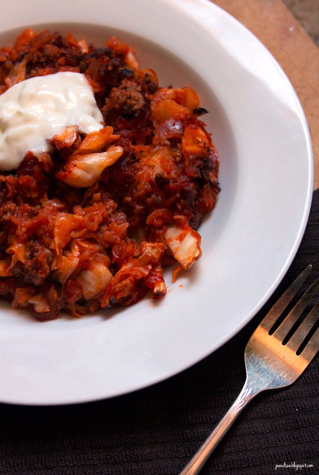Jo and Sue Cabbage Roll Casserole