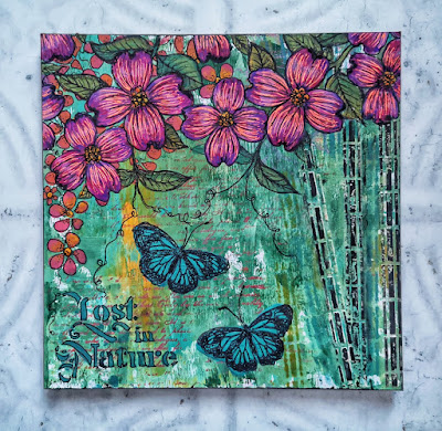 PaperArtsy: 2020 #6 Jungle Vibes:Tropical Blooming with ESC {by Chris Dark}