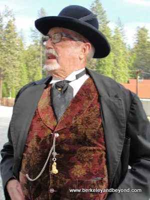 Living History character at Empire Mine State Historic Park in Grass Valley, California