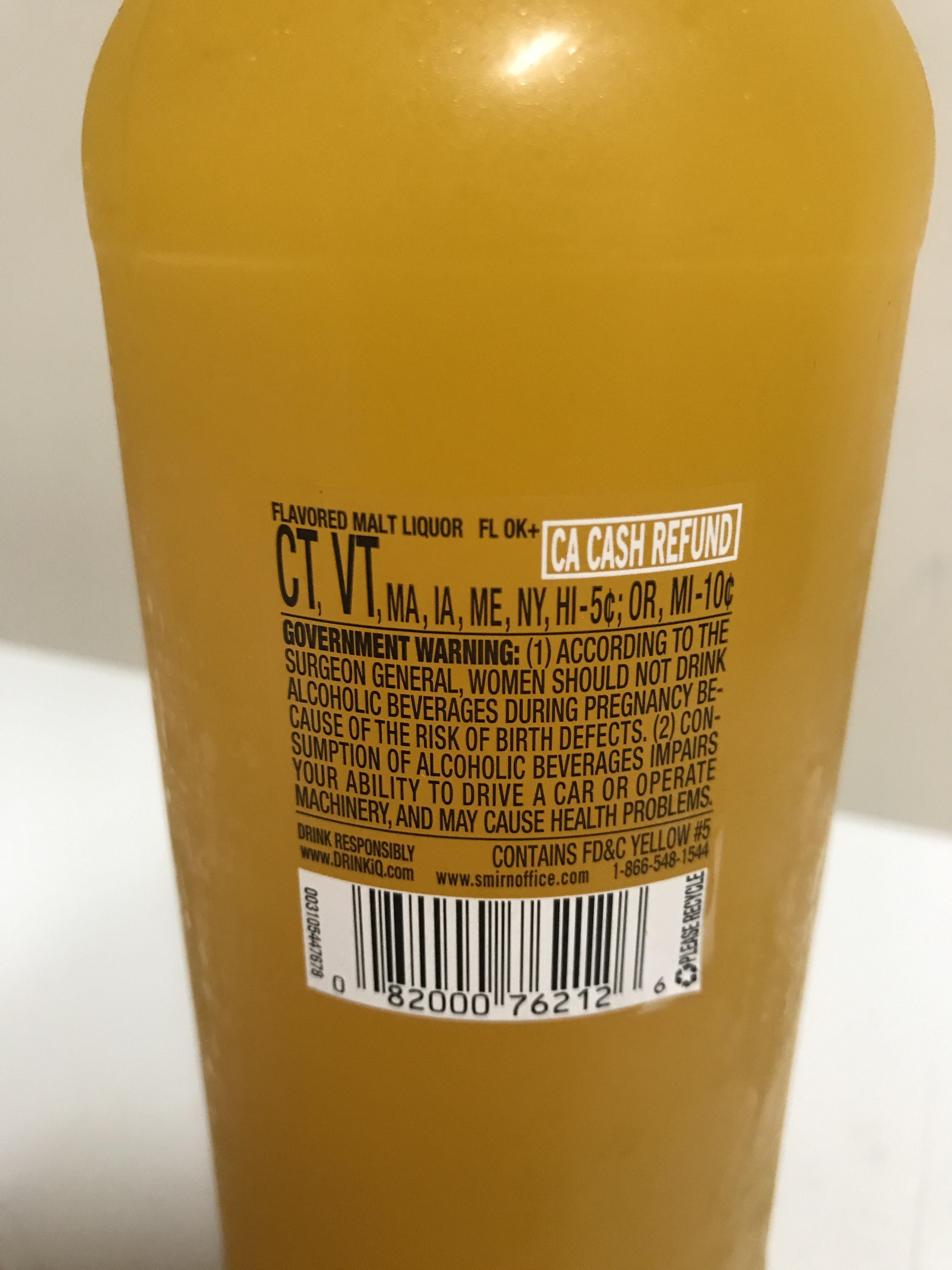 Malt Beverage Of The Week Smirnoff Ice Screwdriver