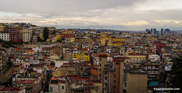 Nápoles vista do Vomero
