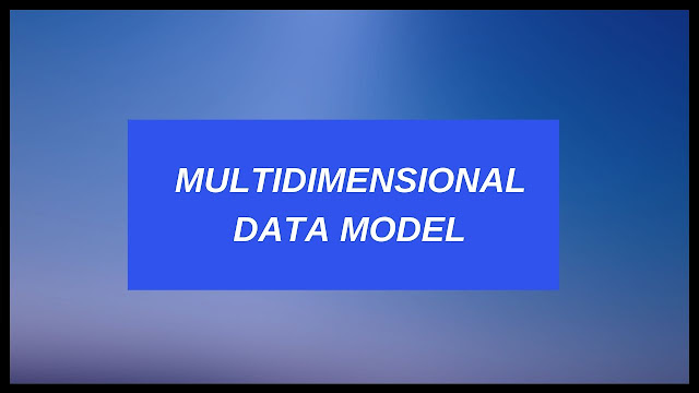 Multidimensional data model