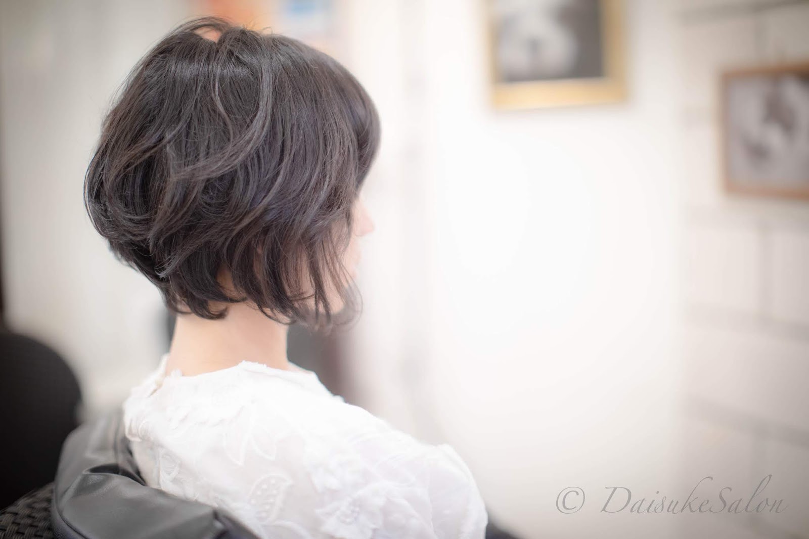 Japanese Air Wave Perm Tousled Wavy Bob