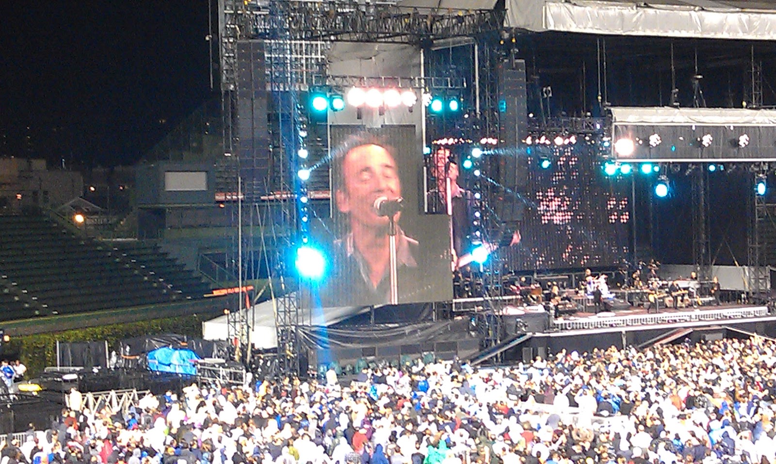 Bright Lights, Sweaty Armpits Bruce Springsteen at Wrigley in Chicago