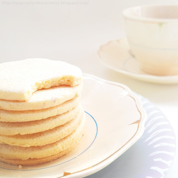Exquisitas y livianas galletas de harina