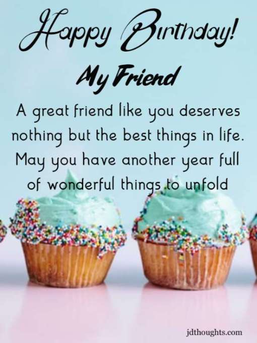 Happy Birthday Wishes For Friend Message And Quotes Greetings Sms The wishes range from beautifully crafted. happy birthday wishes for friend
