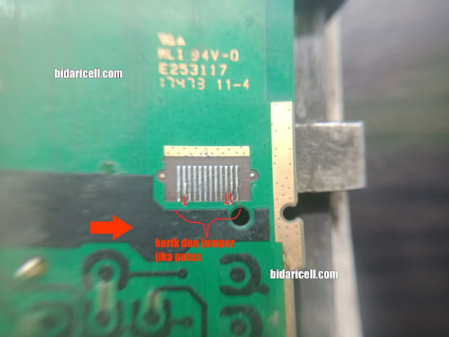 NOKIA TA 1017 LCD LIGHT SOLUTION NOKIA 130 BLANK PUTIH