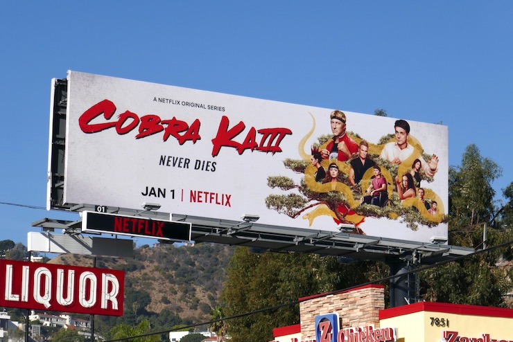 Daily Billboard Cobra Kai season 3 TV billboards