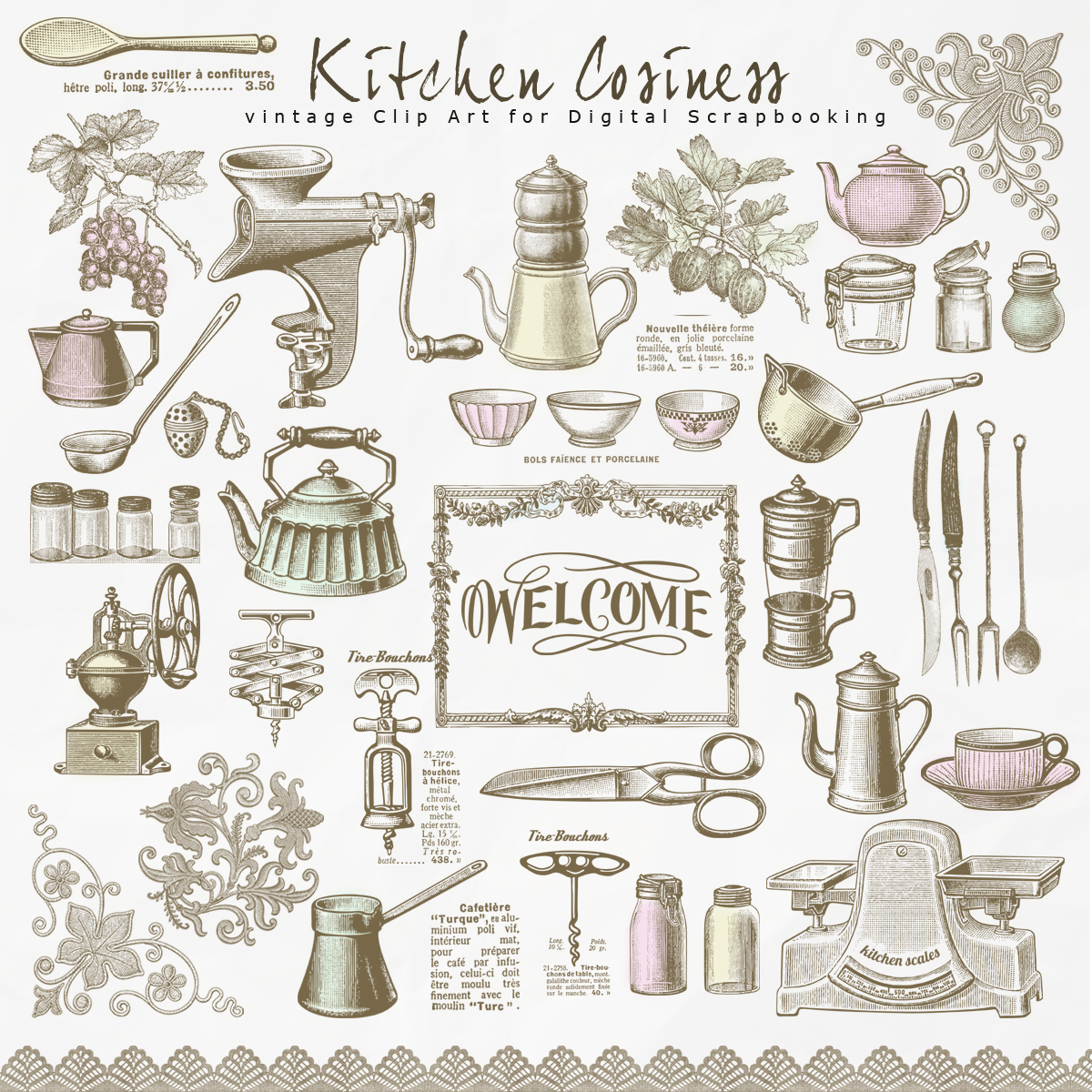 vintage kitchen clip art free - photo #8