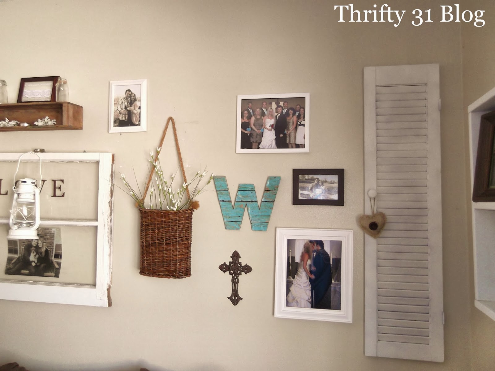 Thrifty 31 Blog Rustic Gallery Wall