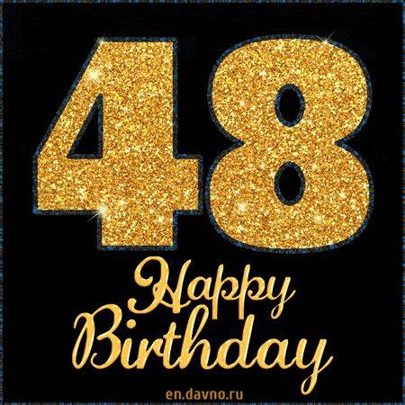 Happy 48th Birthday wishes Image