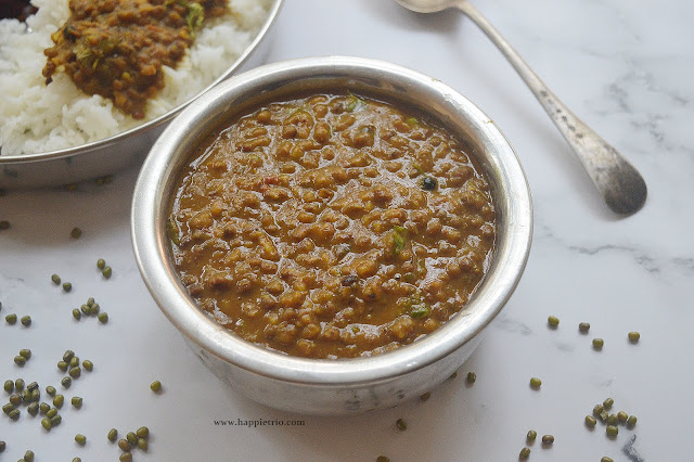 Mashed Green Moong Dal Recipe | Pachai Payaru Kadayl 