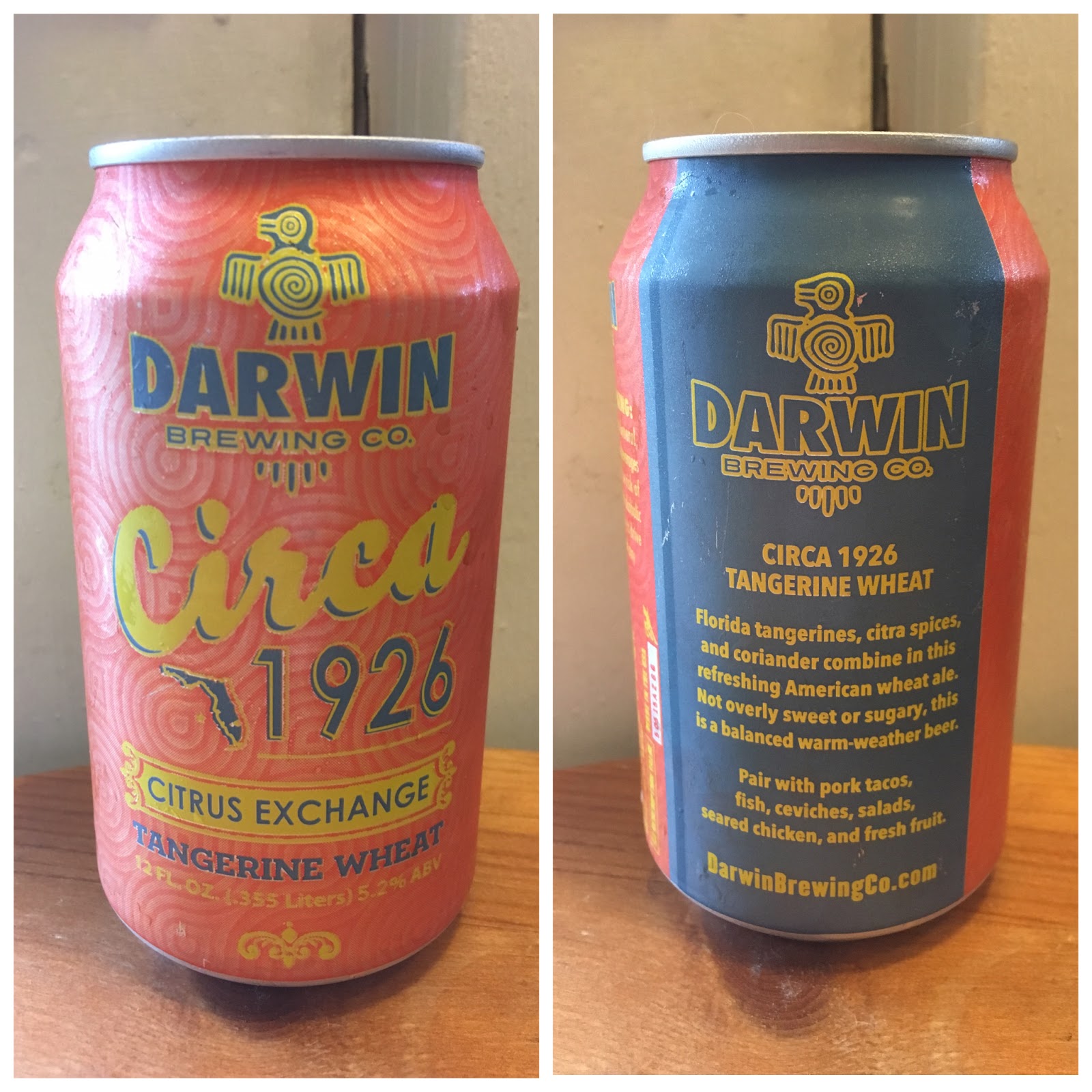 John's Beer Blog 9/8/16 Darwin Brewing Company's Circa 1926