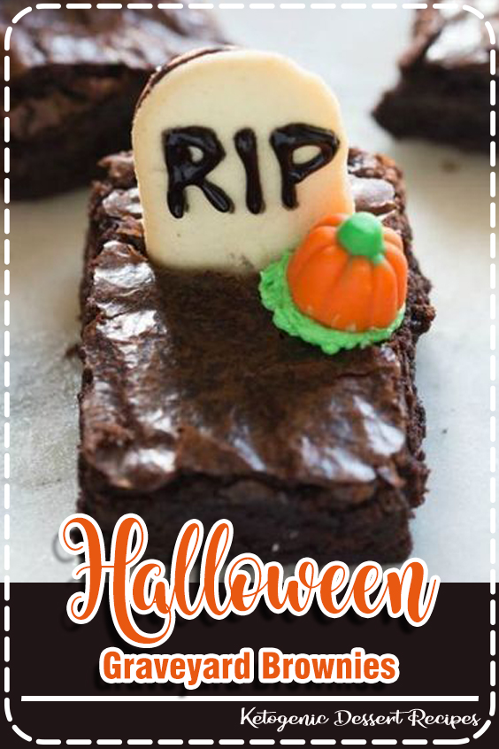 Halloween Graveyard Brownies - Food for Everyone