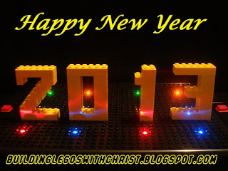 Happy New Year Brick Creation 2013