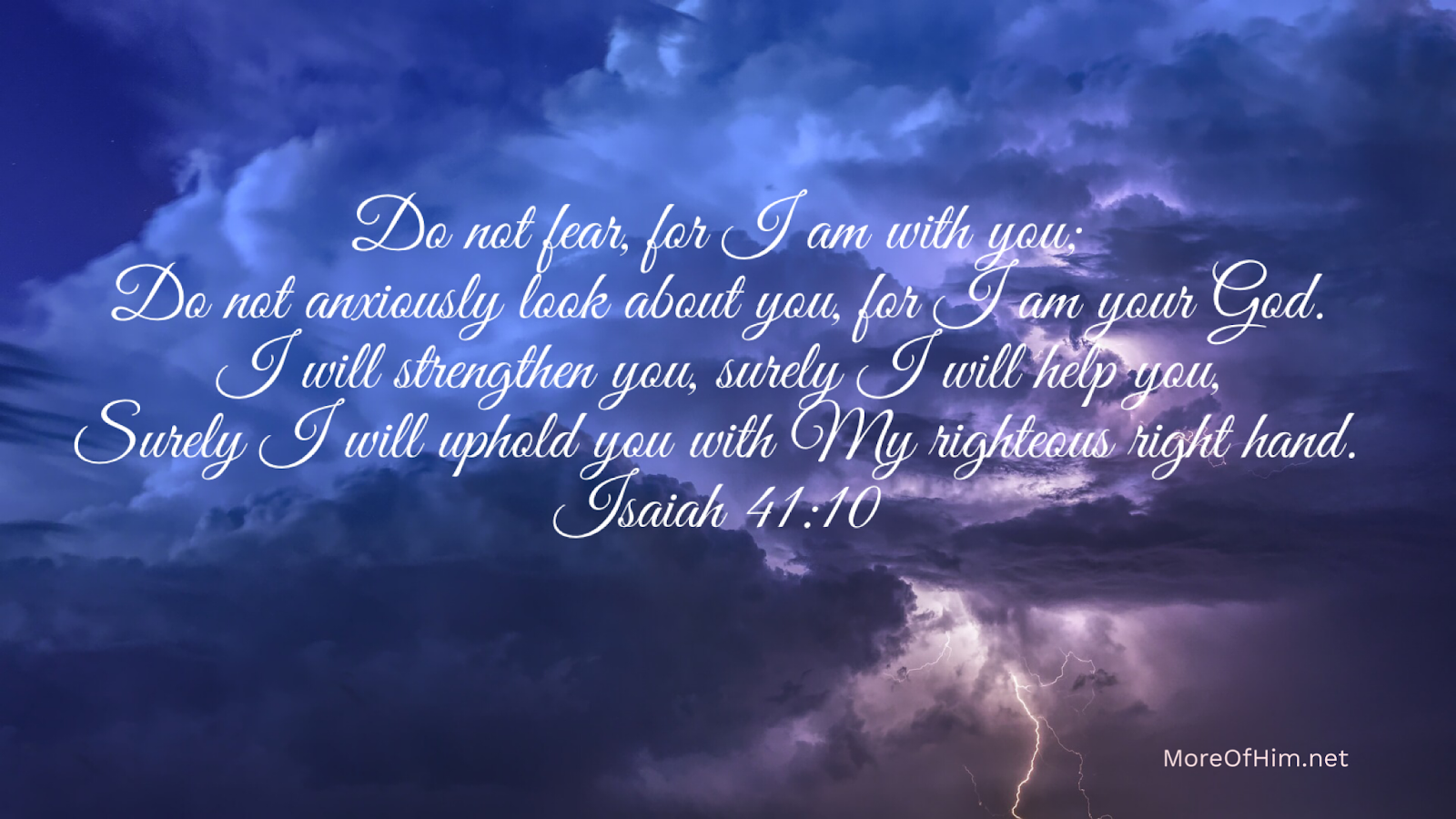 More Of Him But God The Two Most Comforting Words