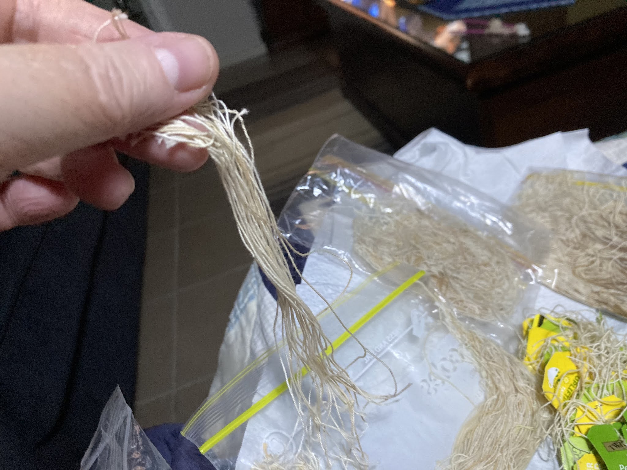 ButterZ Tea bag string art