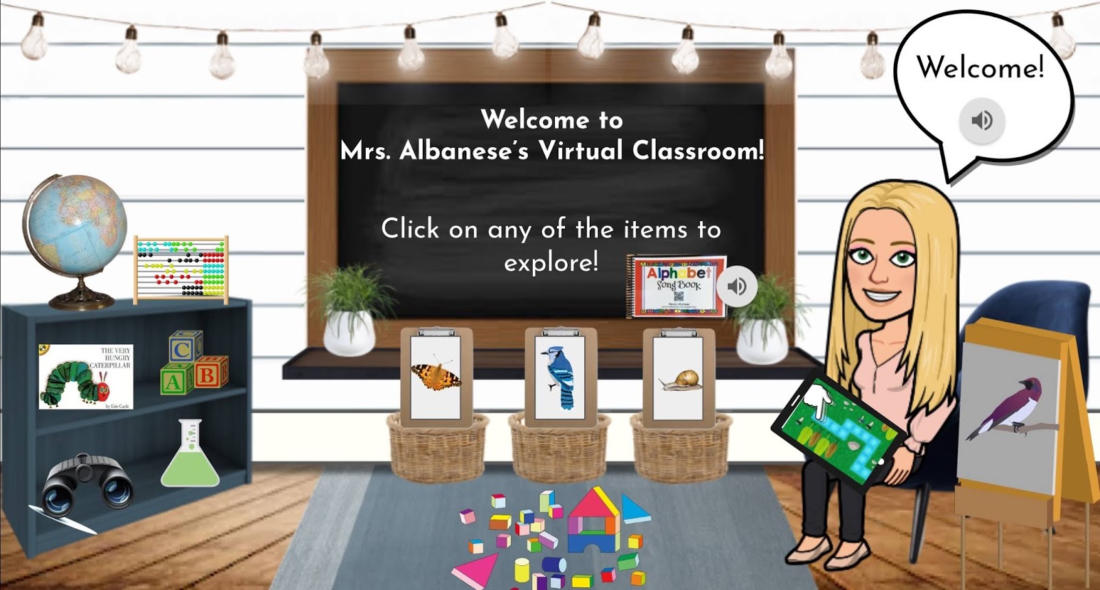 My "Virtual" Classroom Mrs. Albanese's Kindergarten Class