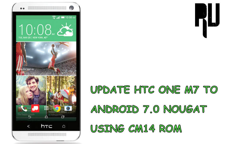 how to update htc one m7 to android 7 0