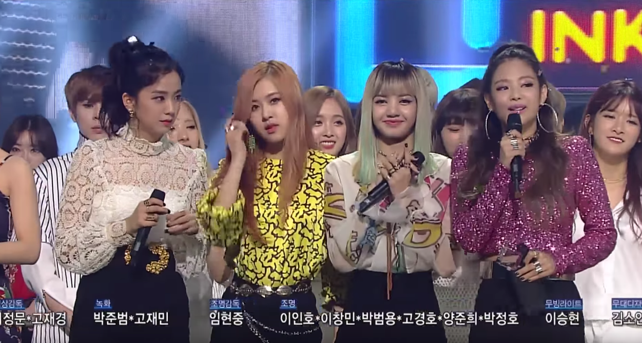 BLACKPINK Performs and Wins No. 1 with WHISTLE on SBS Inkigayo 082116