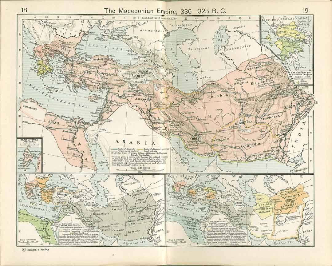 The Macedonian Empire Das Makedonische Reich von William Robert