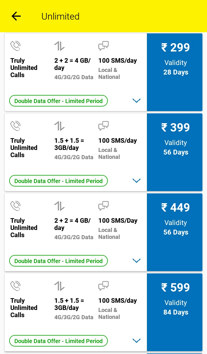 Idea 399 recharge plan Mobigyan