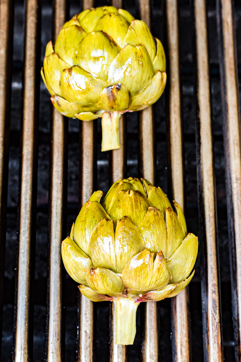 Grilled Artichokes with Lemon Garlic Sauce Bobbi's Kozy Kitchen