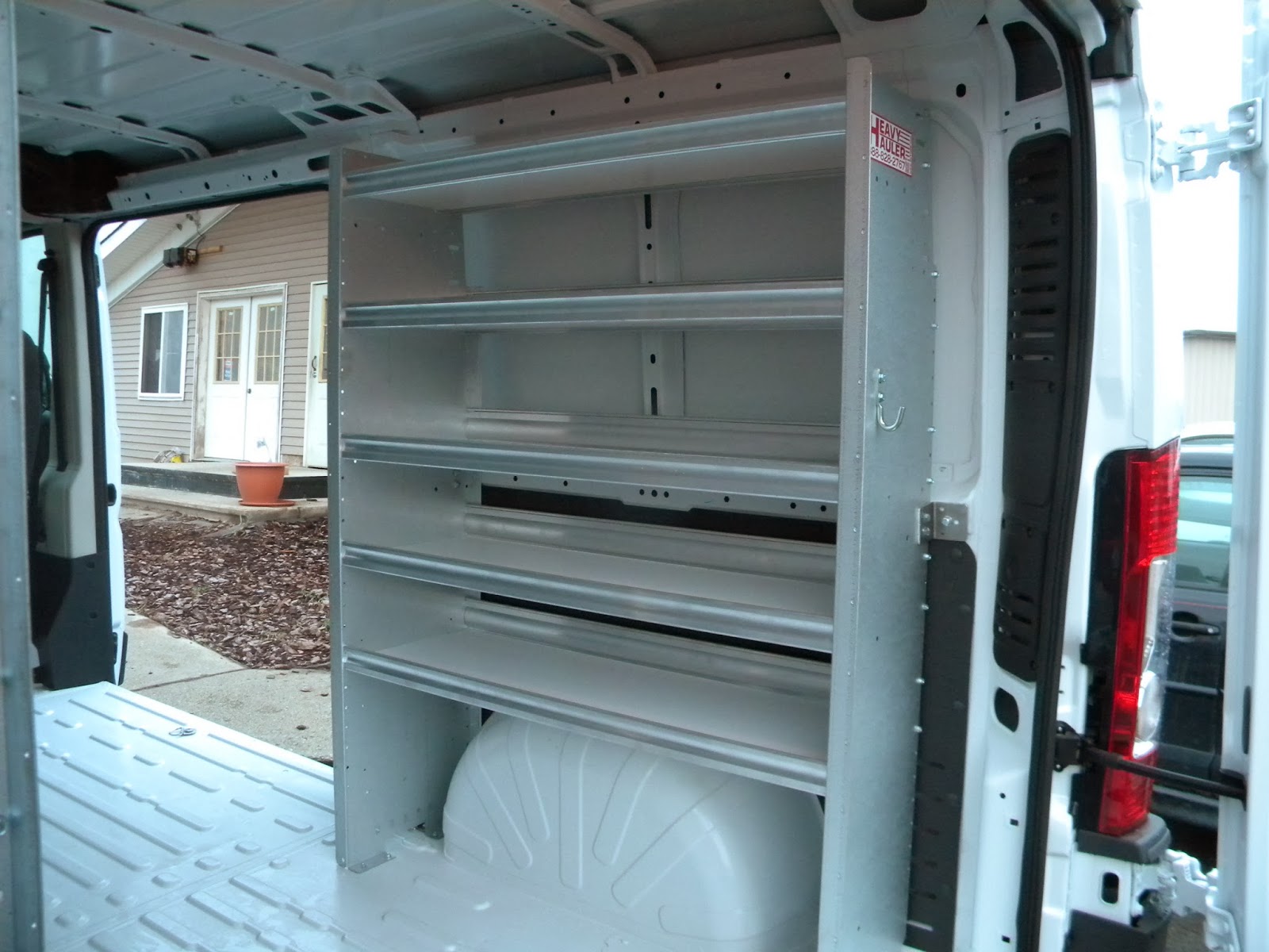Dodge Ram Promaster Shelving
