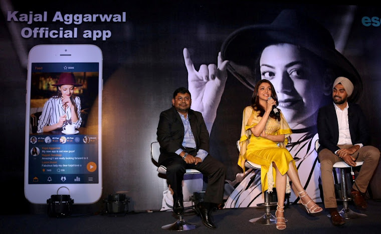 Kajal Aggarwal Launches Mobile App