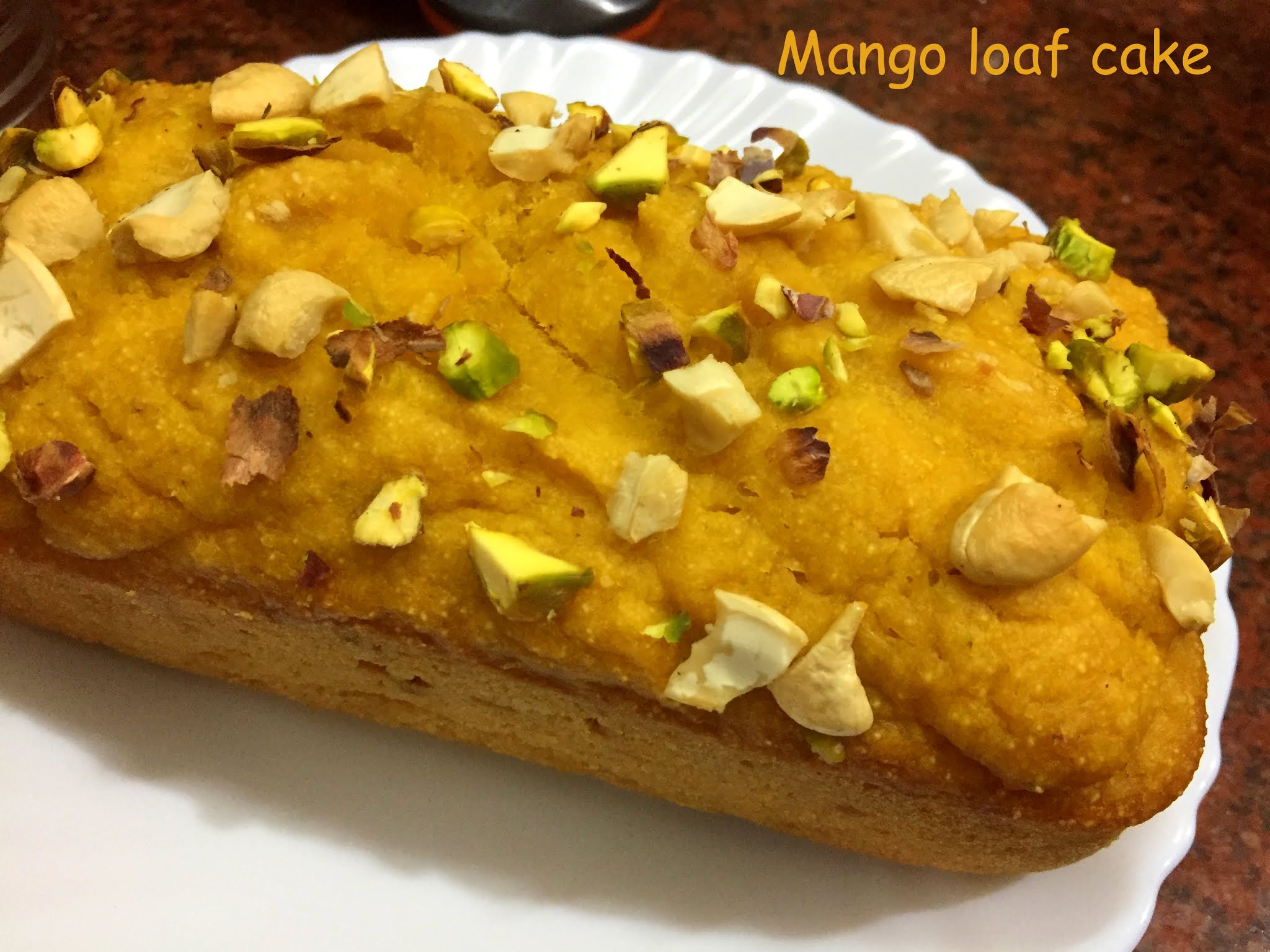 Babi 's Recipes Easy South Indian Recipes with step by step pictures Mango Loaf cake