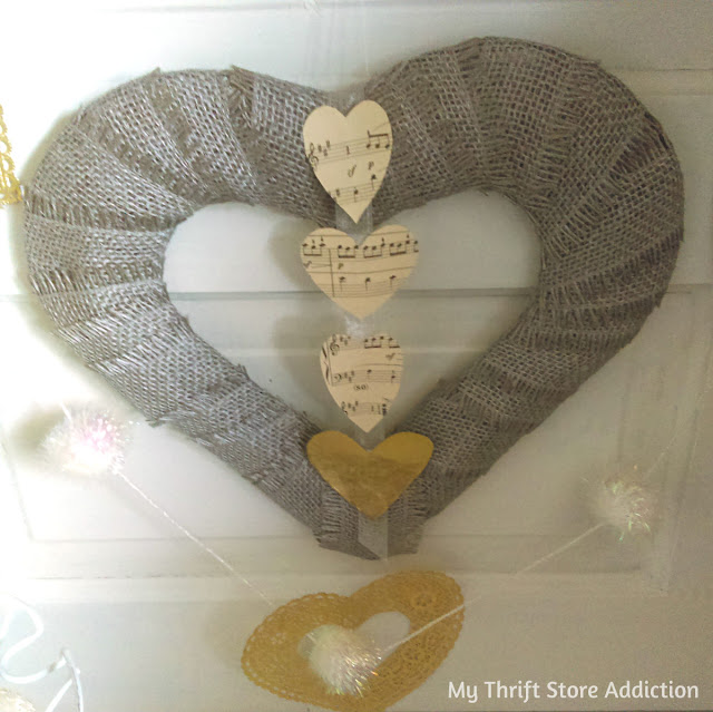 15 minute heart wreath