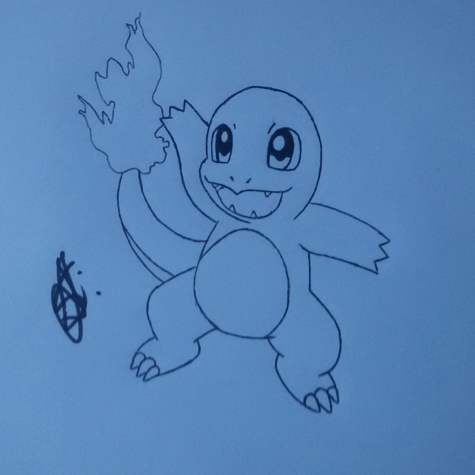 Como desenhar o CHARMANDER [Pokémon]