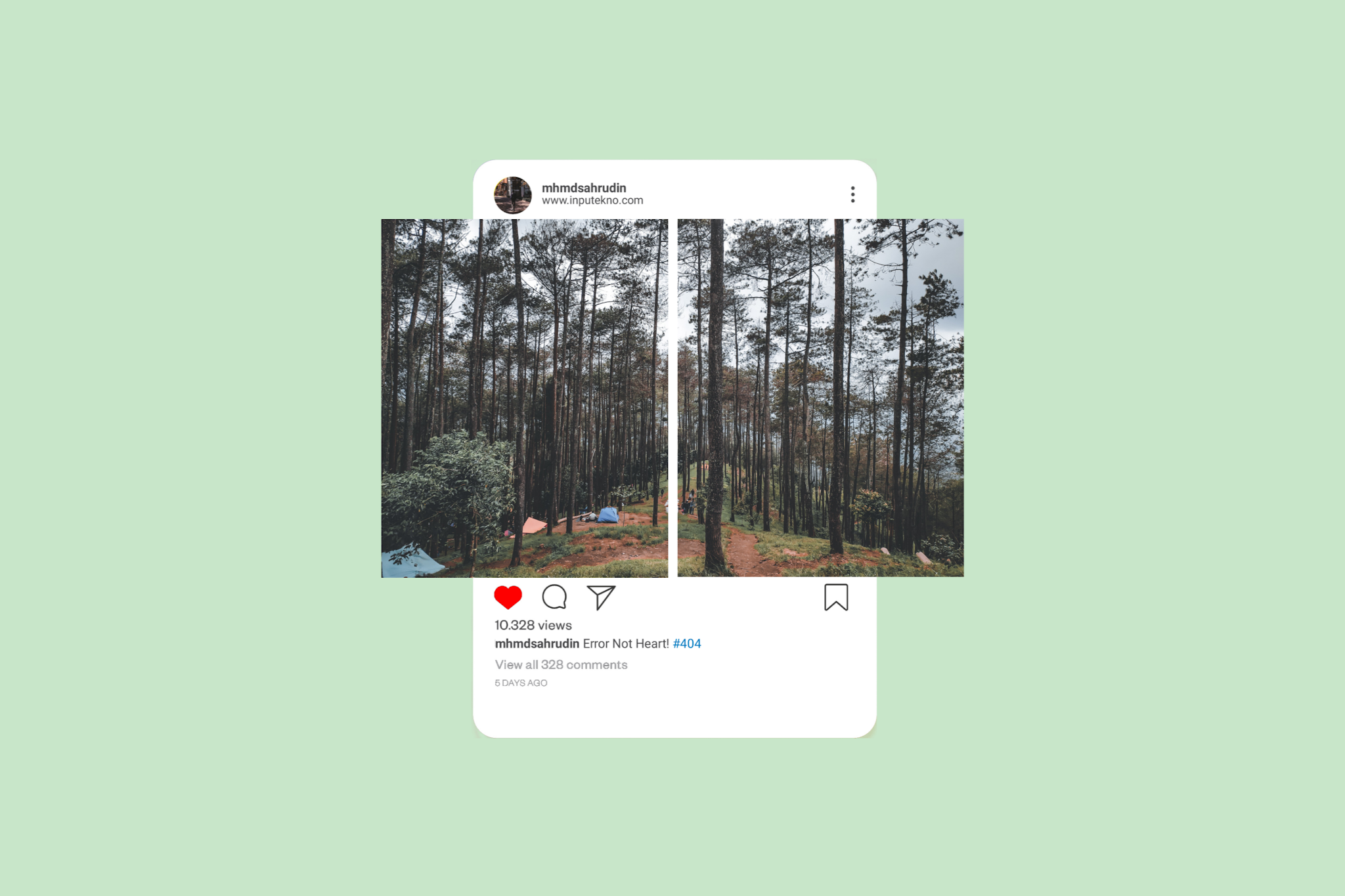 Mudah! Cara Buat Foto Slide Instagram Nyambung (Multiple Panoramic