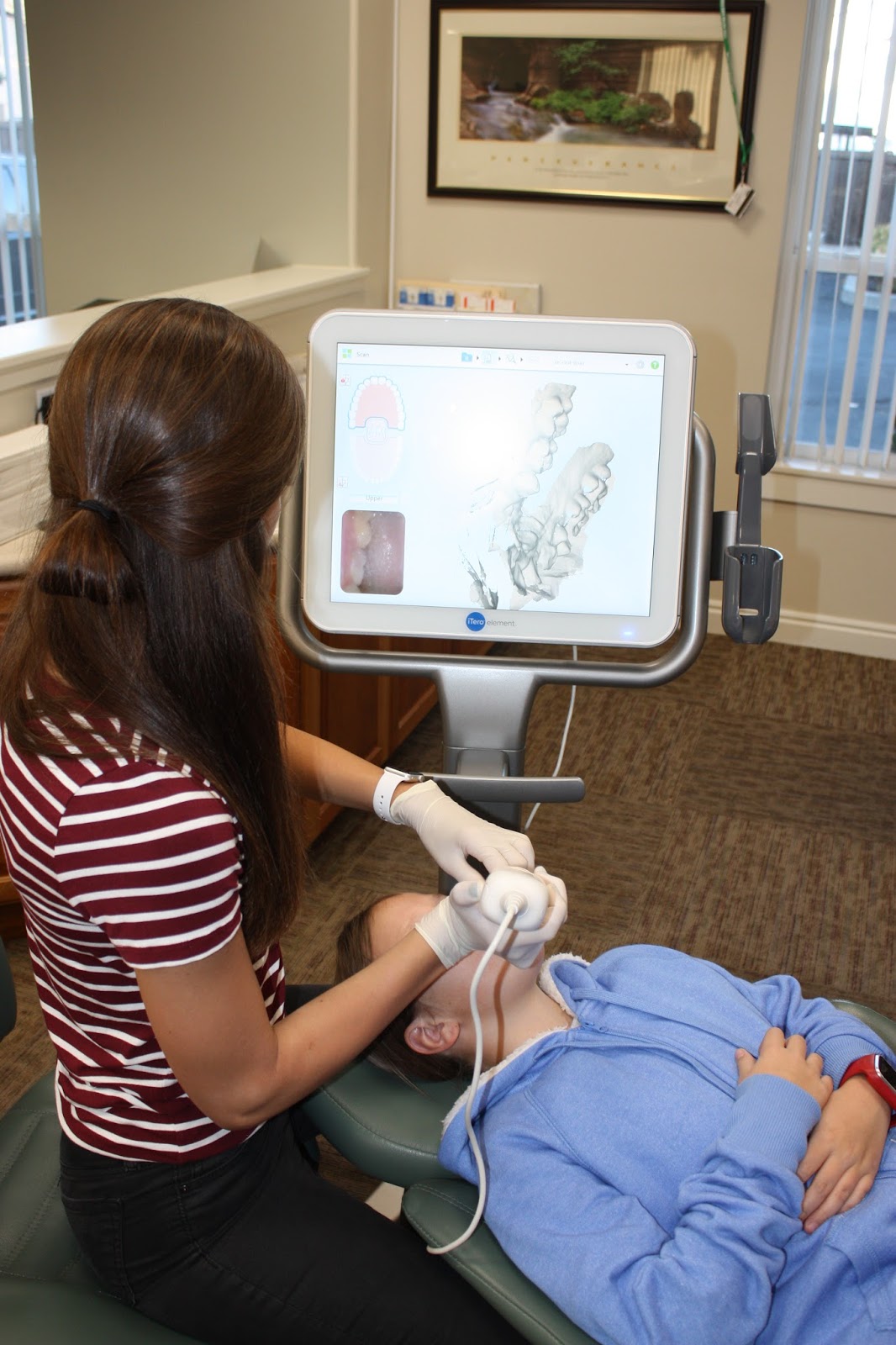 Graf Orthodontics No more gagging, messy impressions!