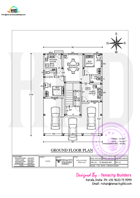 Apartment ground floor plan