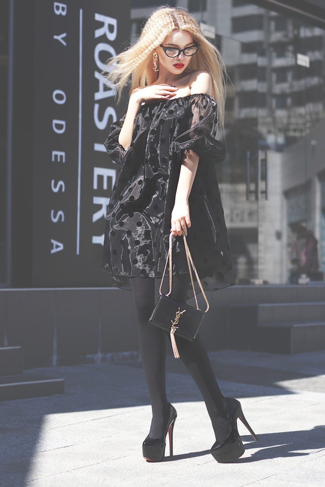 black sparkly flapper dress