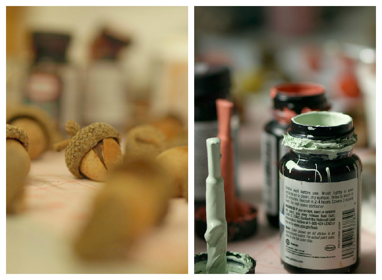 DIY: Festive Acorns » This Little Miggy