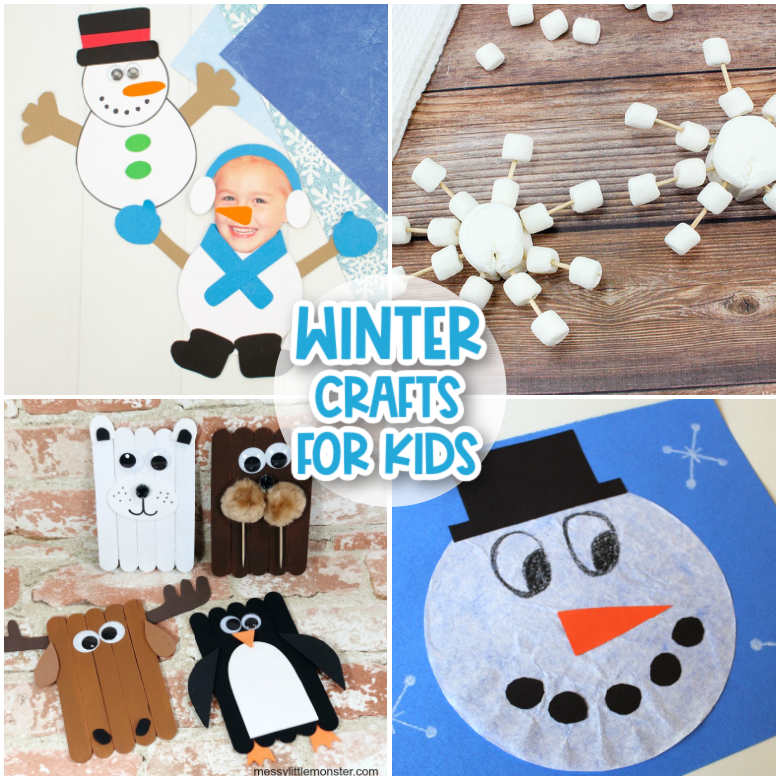 counter Radioactive activity Wonderful Winter Crafts for Kids - Messy Little Monster