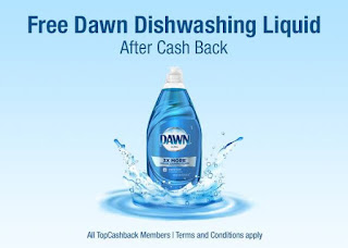 GRATIS Detergente Dawn con Top Cash Back