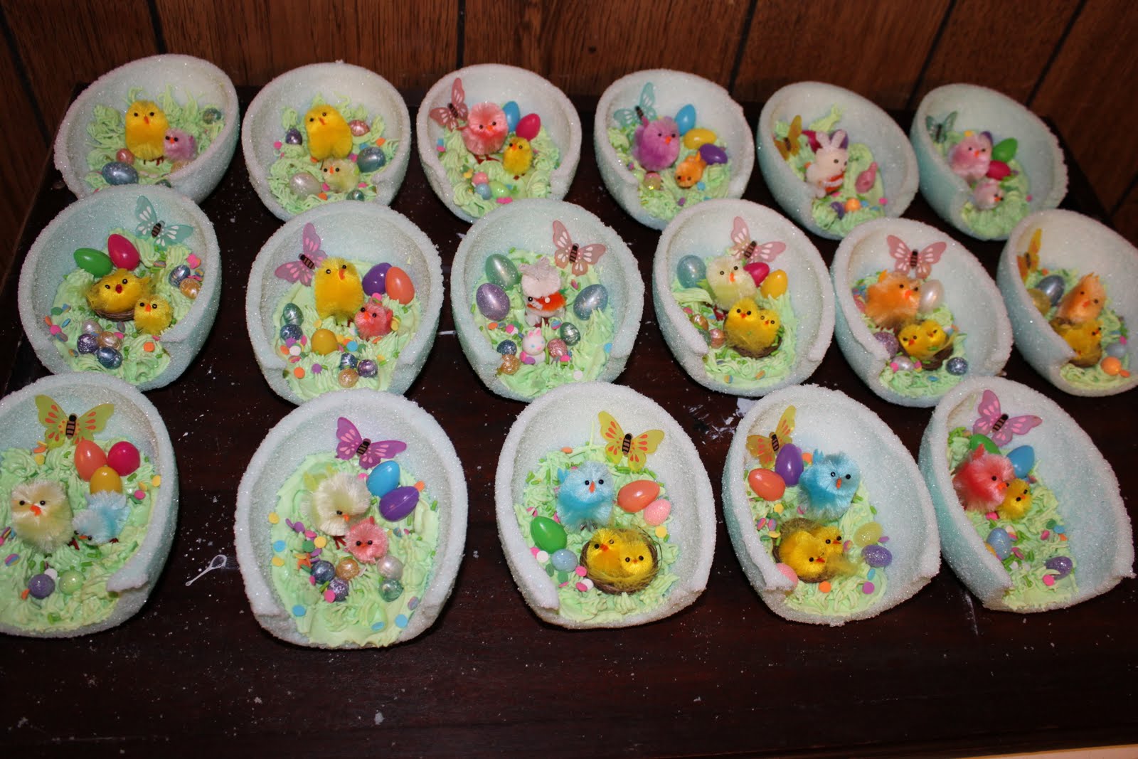 The Horton Family Easter sugar eggs