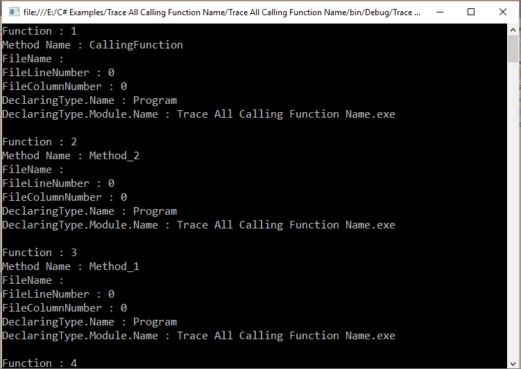 [Solved] How to trace all calling function in C?