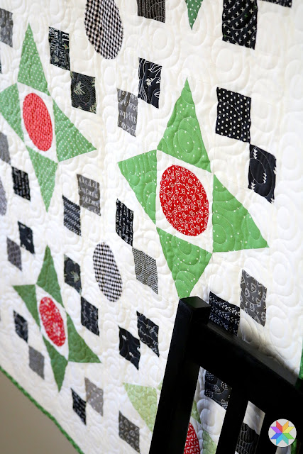 Game Night - a fat quarter Christmas quilt by Andy of A Bright Corner  - quilt pattern from the Fresh Fat Quarter Quilts book