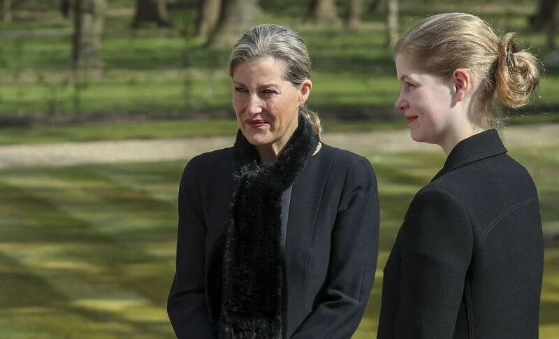 The Earl and Countess of Wessex and Lady Louise Windsor attended Sunday service