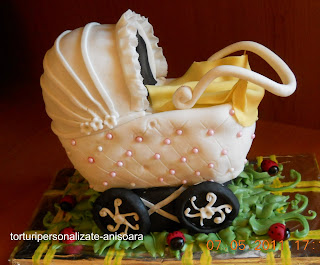 Tort londou/Baby carriage cake