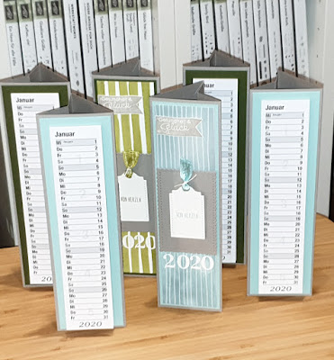 Das Bastelzimmer: Kalender zum verschicken mit Anleitung