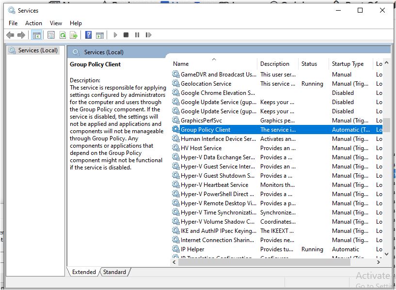 How to fix The Group Policy Client service failed the logon. Access